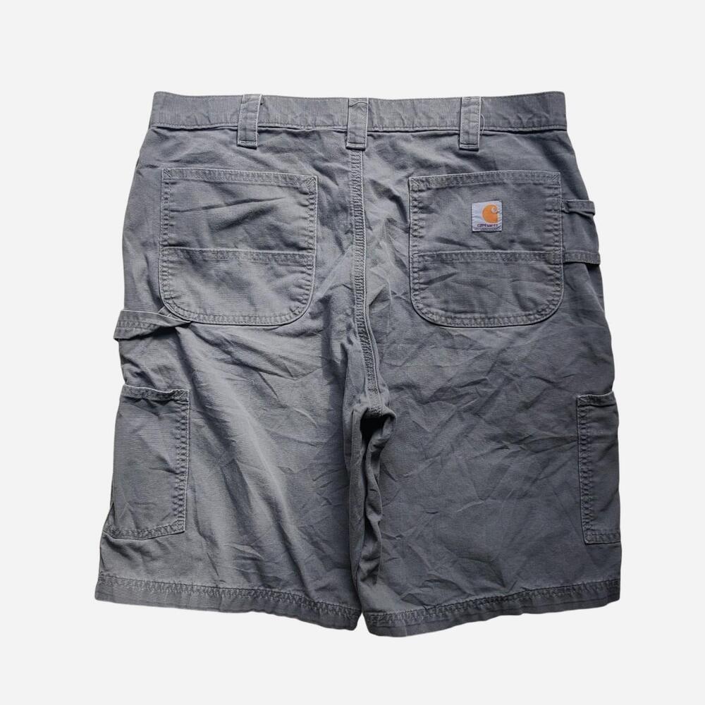 Carhartt gray relaxed fit carpenter shorts